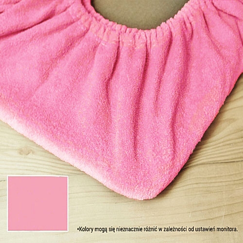Prześcieradło FROTTE grube z gumką - 22 baby pink